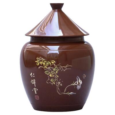 谷仓357克饼1饼醒茶罐