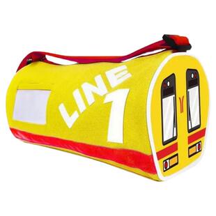 广州地铁斜挎背包包一号线夜光八宝袋男孩女孩成人时尚单肩三号线