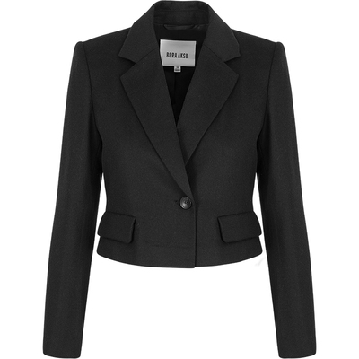 BORAAKSU百搭纯黑正肩版西装外套