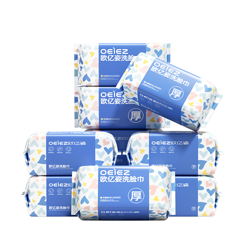 10包欧亿姿洗脸巾一次性洁面洗面巾家庭装官方旗舰店正品擦脸柔巾实拍图 商品