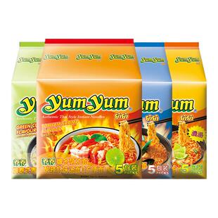 泰国进口yumyum养养牌冬阴功酸辣虾味方便面夜宵速食品泡面条袋装