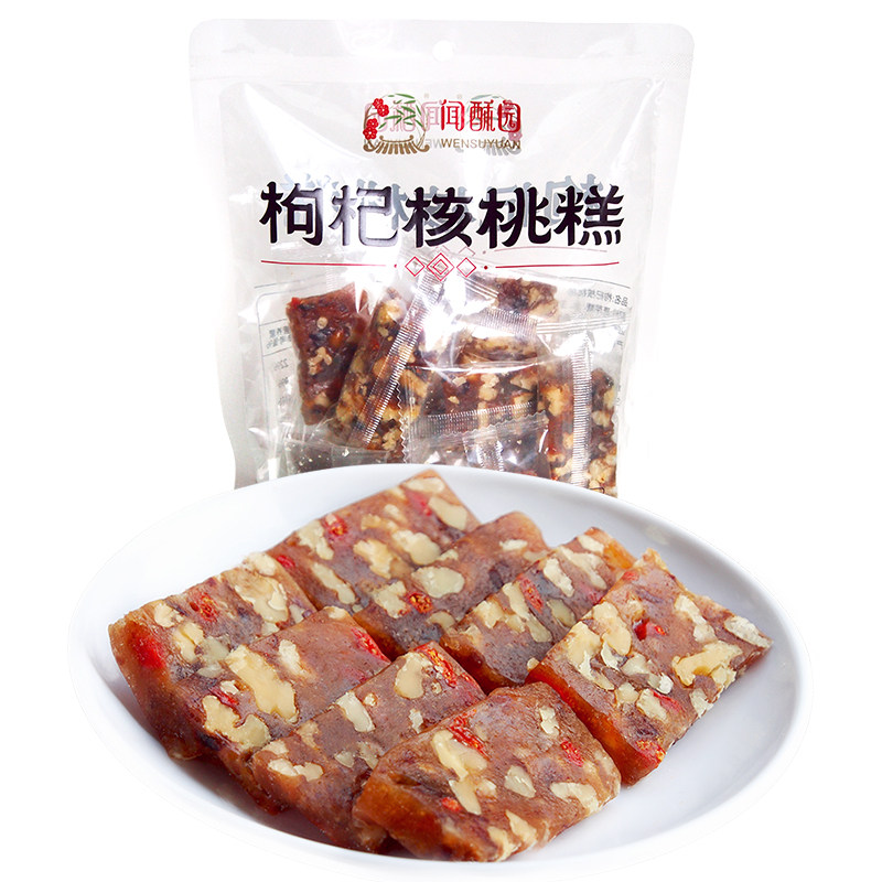 闻酥园枸杞核桃糕牛皮软糖