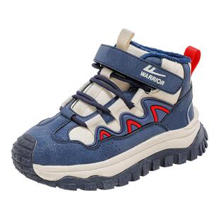 回力童鞋儿童二棉鞋男童休闲鞋软底鞋2025冬季新款高帮女童加绒鞋