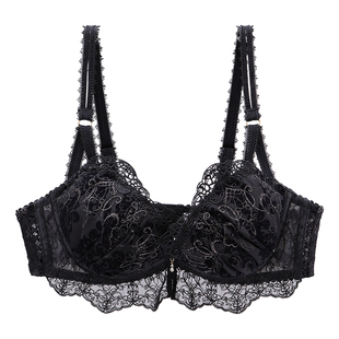 tutuanna日本同款蕾丝透气内衣文胸女有钢圈聚拢收副乳防下垂文胸