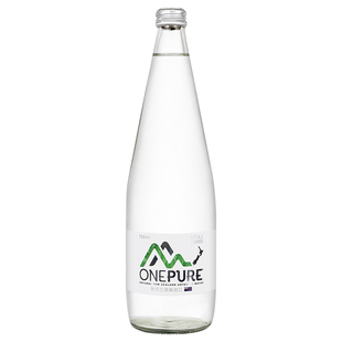 进口新西兰亿纯ONEPURE矿泉水750ML*12玻璃瓶高端天然涌泉水大瓶
