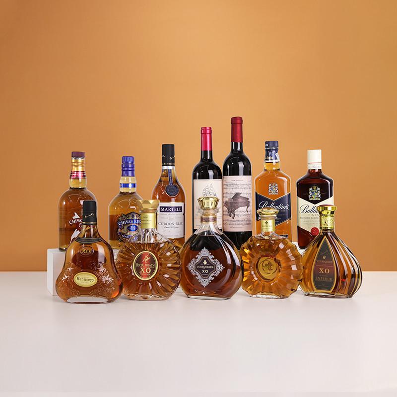 洋酒瓶空瓶摆件装饰品创意仿真红酒瓶子拍照道具高档酒柜轻奢摆设