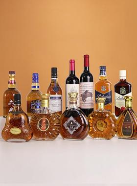 洋酒瓶空瓶摆件装饰品创意仿真红酒瓶子拍照道具高档酒柜轻奢摆设