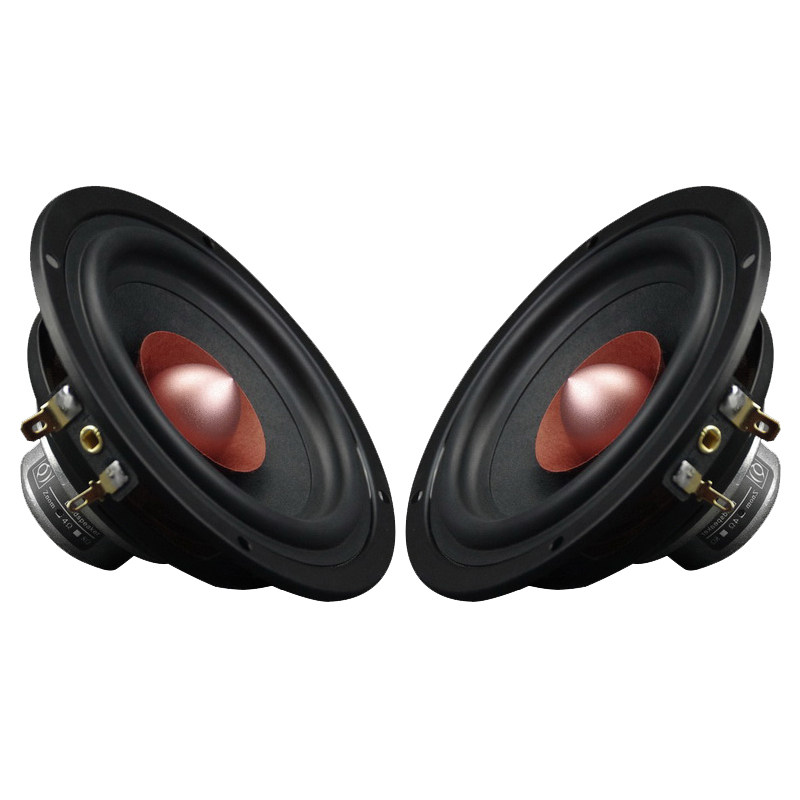 4寸全频喇叭hifi电脑桌面书架音箱汽车四寸中音发烧扬声器人声毒