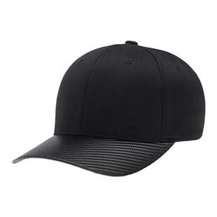 FLEXFIT 全封闭帽子男潮高顶棒球帽休闲时尚男士鸭舌帽黑色弯檐帽