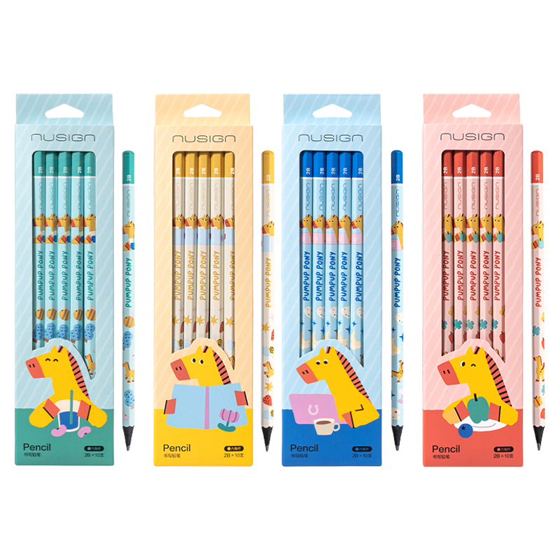 纽赛马年限定六角黑木铅笔