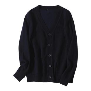 护士毛衣女加绒加厚外套开衫护士工作服外穿藏蓝色医生值班针织衫