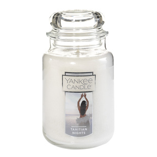 yankeecandle杨洋扬基香薰蜡烛大瓶623g精致玻璃卧室美国礼品白茶