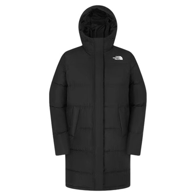 北面700蓬鹅绒长款羽绒服女