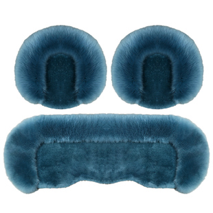 新款冬季纯羊毛汽车坐垫皮毛一体无靠背单片三件套真羊毛保暖座垫