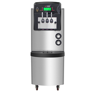 广绅冰淇淋机商用全自动台式圣代立式雪糕机冰激凌机甜筒机带保鲜