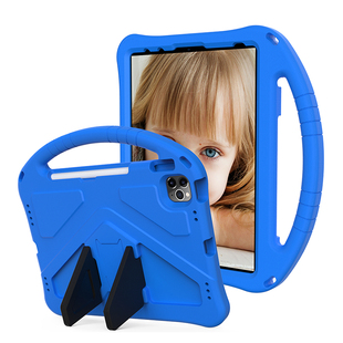 适用ipadair4保护套儿童防摔防弯苹果平板mini4第9代10代7代2020款pro11寸全包壳双支撑架大手提便携护眼膜