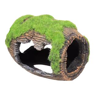 鱼缸仿真酒桶躲避屋树脂造景装饰品小摆件布景沉底内饰繁殖躲避洞