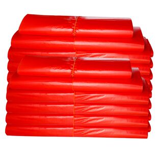 红色垃圾袋分类批发家用宾馆加厚手提背心式塑料袋子中号