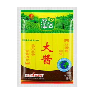 欣和葱伴侣大酱180g*6袋原酿酱东北大酱黄豆酱蔬菜蘸酱炸酱面酱料