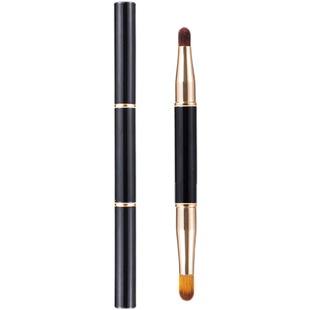 眼影刷便携一支软毛眼部迷你双头小号初学者小马毛细节单支动物毛