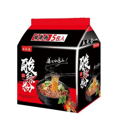 丝令馆袋装酸辣粉105g*5连包红薯粉丝重庆酸辣粉冲泡即食非油炸