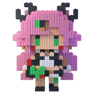 绝区零星见雅爱莲积木人仔同人拼装玩具高难度小颗粒动漫手办礼物