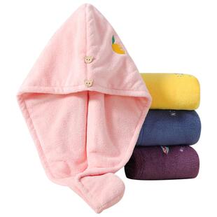 干发帽女超强吸水发巾擦头发速干毛巾浴帽双层加厚包头巾