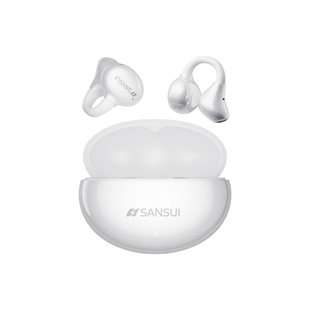 山水W133耳夹式无线蓝牙耳机6.0气骨传导不入耳运动跑步新款2026