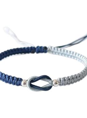 情侣手链情侣手绳礼物信物情侣异地恋手链闺蜜莫相离红手绳 成品