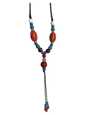 毛衣链秋冬大气高档高级感长款轻奢不掉色精致百搭设计感陶瓷项链