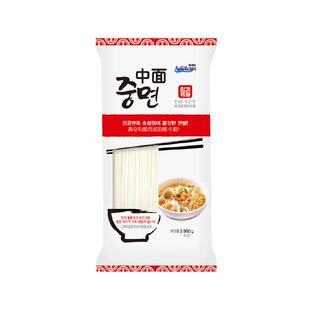 韩国进口海地村挂面中面劲道面条早餐汤面拌面热干面凉面速食