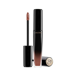Lancome兰蔻漆光黑管唇釉274镜面水光纯欲肉桂奶茶色口红正品