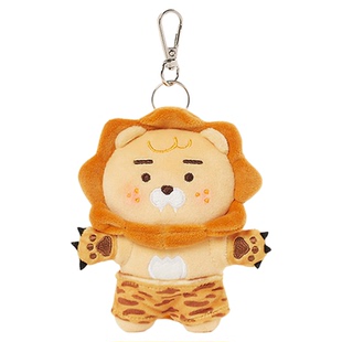 kakao friends动物园毛绒公仔钥匙扣狮子Ryan玩偶挂件屁桃礼物