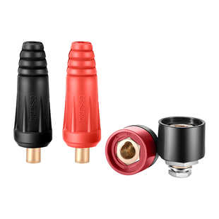 电焊机快速接头全铜焊把线接线端子公母线柱插座焊接电缆专用插头