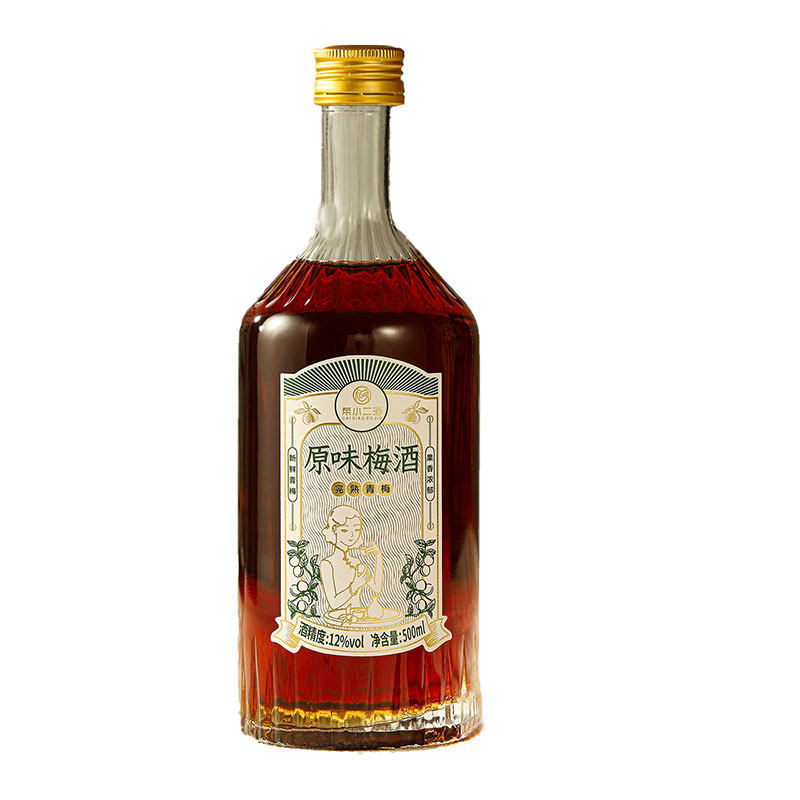 菜小二原味梅酒12度500ml瓶装