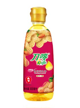 刀唛浓香花生油物理压榨900ml