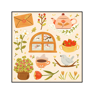 餐厅饭厅餐桌温馨装饰画原木风民宿饭店包间背景墙挂画卧室书桌画