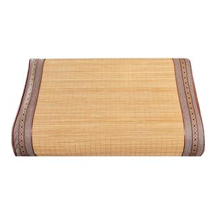 竹席60x40厘米成人乳胶枕枕套竹丝凉席夏季儿童50*30cm记忆枕头套