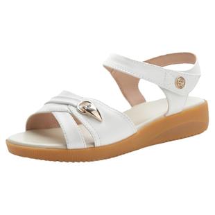 夏季2026新款凉鞋女韩版平跟防滑沙滩鞋百搭休闲厚底松糕学生凉鞋