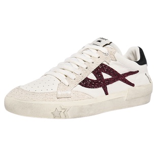 ASH女鞋2025秋季新款MOONLIGHT圆头系带平底板鞋休闲百搭薄底鞋