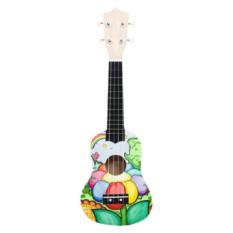组装尤克里里diy小吉他手工制作自制材料包彩绘手绘画画涂鸦木质