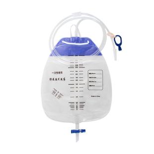 医用一次性尿袋引流袋防逆流男女老人螺旋接口腹透胆汁引流袋腰包