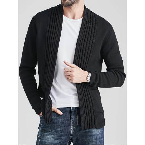 Z 13153 V Neck Lazy Style Men's Sweater 慵懒风针织衫 跨境专