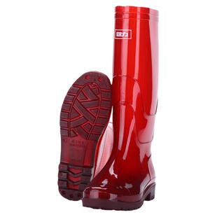 回力长筒雨鞋男款水鞋高筒钓鱼鞋子防滑防水胶鞋工作鞋夏季雨靴男