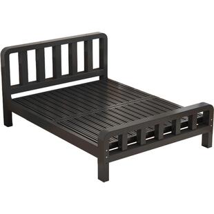 铁艺床双人床现代简约家用主卧1.5m出租房用小户型1米8铁架单人床