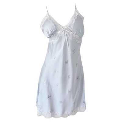 法式真丝桑蚕丝睡衣维多利亚睡裙