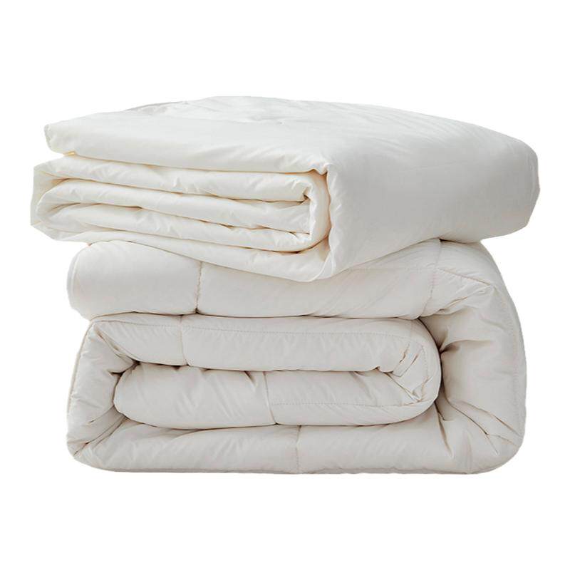 梦洁被子蚕丝被羊毛被二合一子母被澳洲进口被子被芯冬被春秋被