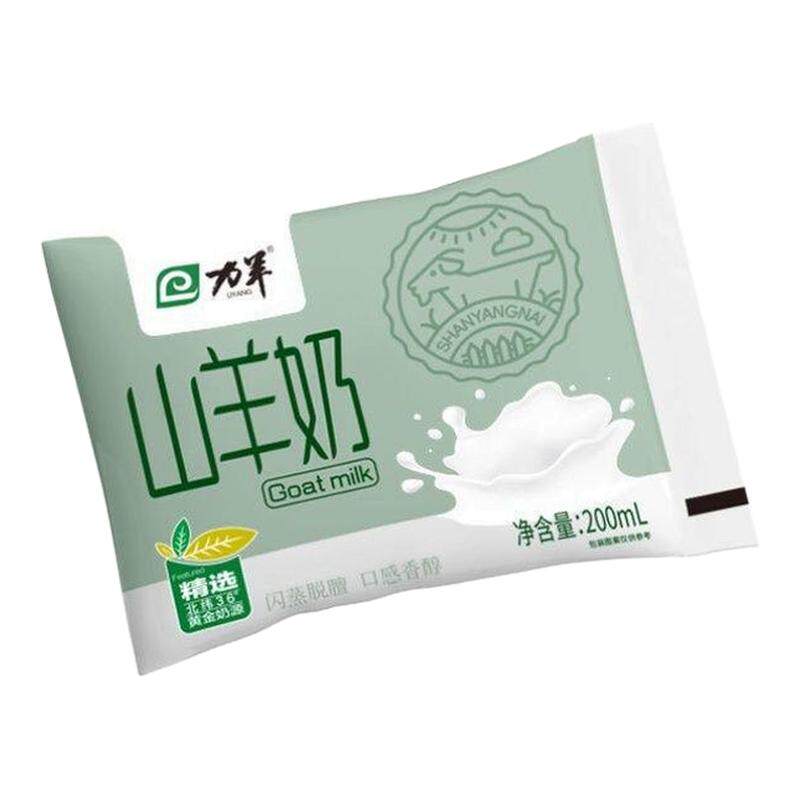 力羊山羊奶200ml*12袋脱膻早餐奶