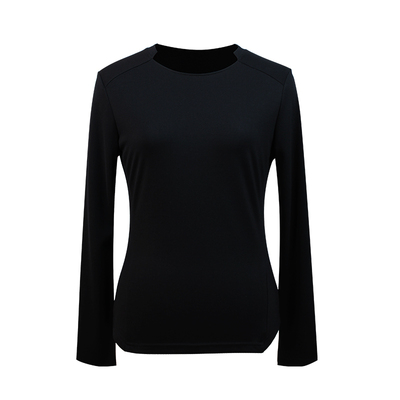 黑色长袖打底衫内搭T恤修身小衫