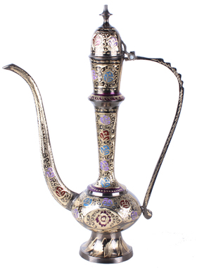 巴基斯坦手工雕刻大把西域铜器